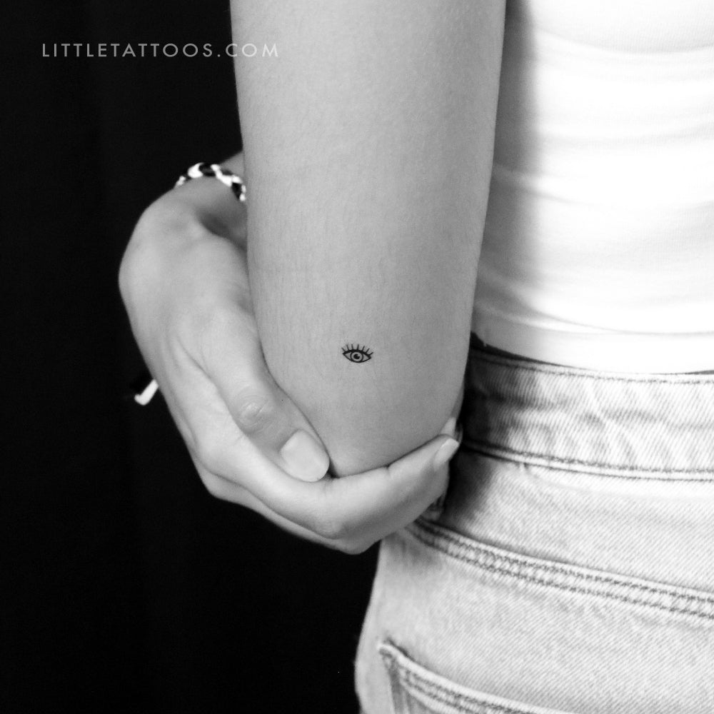 Tatuaje temporal de ojo pequeño - Juego de 3