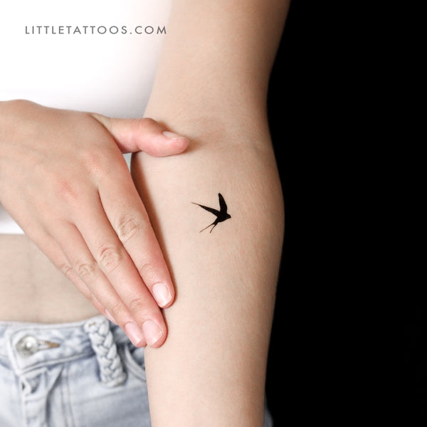 Swallow Temporary Tattoo - Set of 3