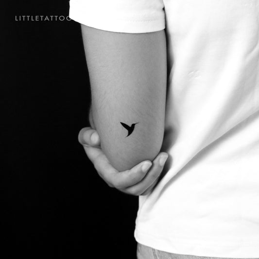 Tatuaje temporal de colibrí - Juego de 3