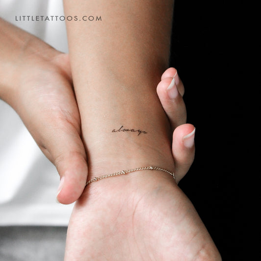 Tatuaje temporal Always - Juego de 3