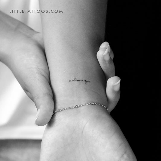 Tatuaje temporal Always - Juego de 3