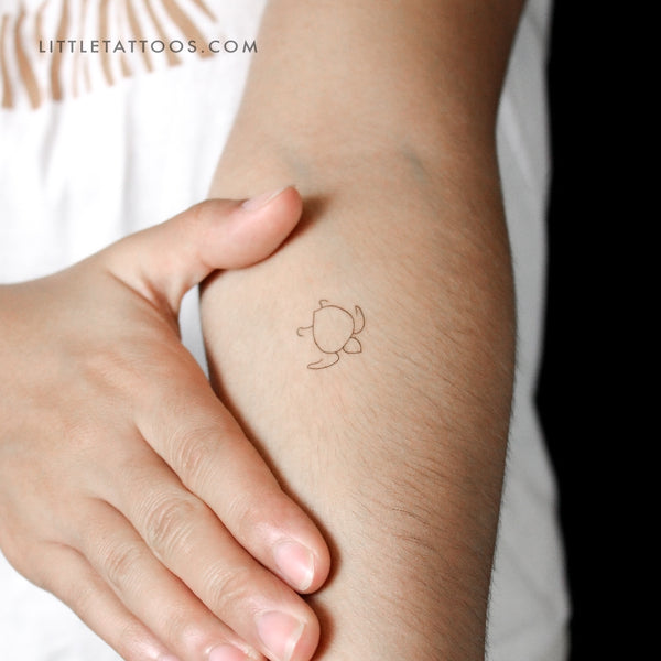 Turtle Temporary Tattoo (Set of 3)