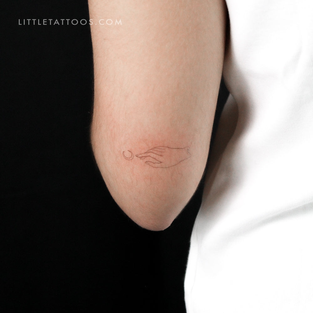Luna by Jakenowicz Temporary Tattoo - Set of 3