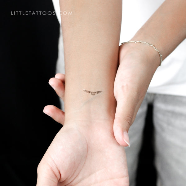 Golden Snitch Temporary Tattoo - Set of 3