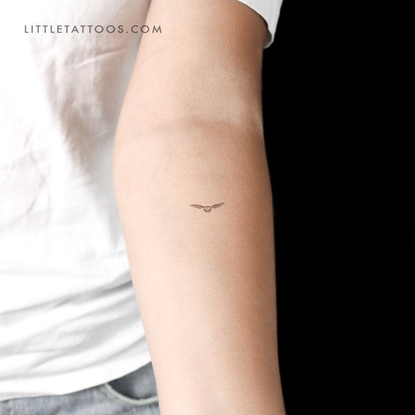 Golden Snitch Temporary Tattoo - Set of 3