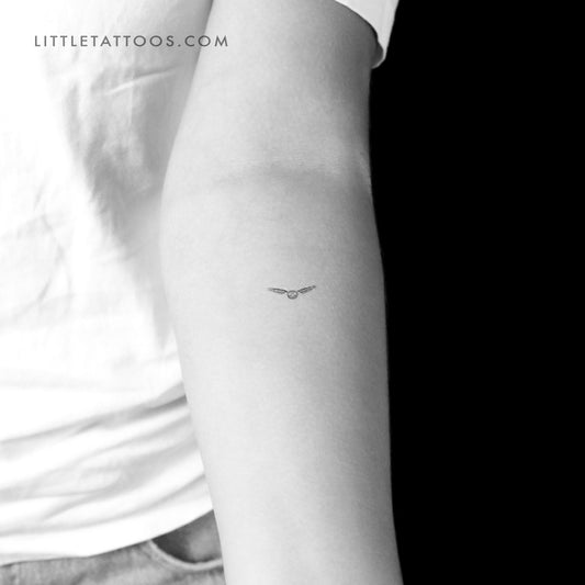 Tatuaje temporal de la Snitch Dorada - Juego de 3