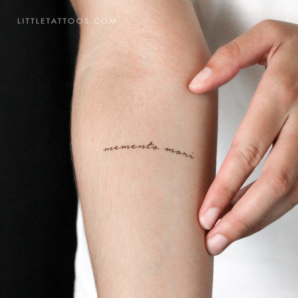 Memento Mori Temporary Tattoo - Set of 3