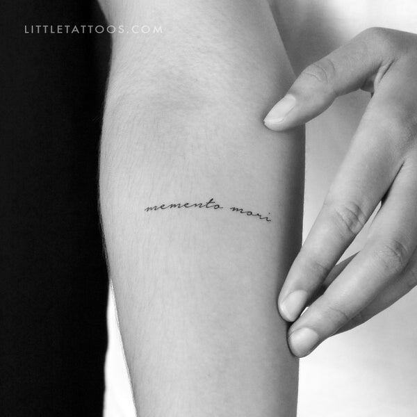 Memento Mori Temporary Tattoo - Set of 3