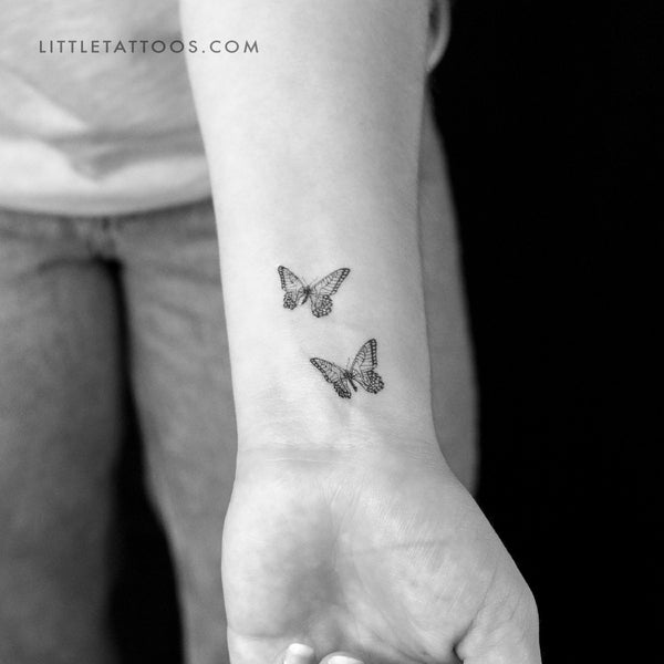 Butterfly Lovers Temporary Tattoo - Set of 3
