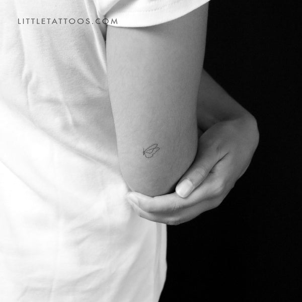 Continuous Line Butterfly Temporary Tattoo - Set of 3