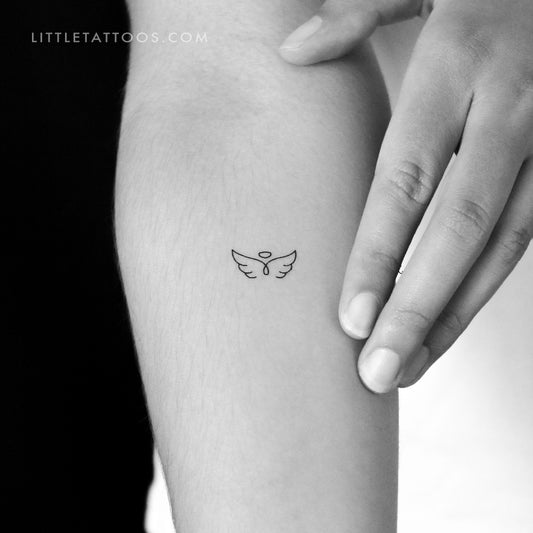 Angel Wings Temporary Tattoo - Set of 3