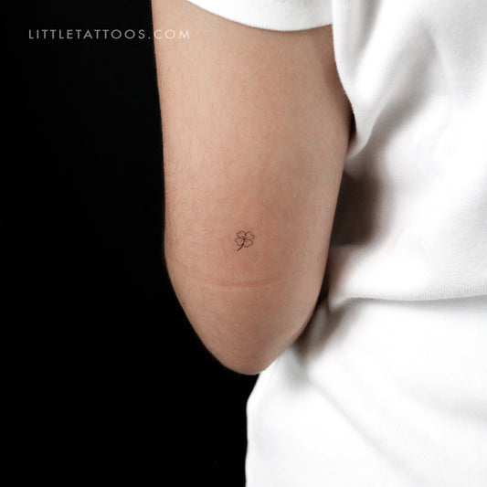Tatuaje temporal de trébol de cuatro hojas (juego de 3)