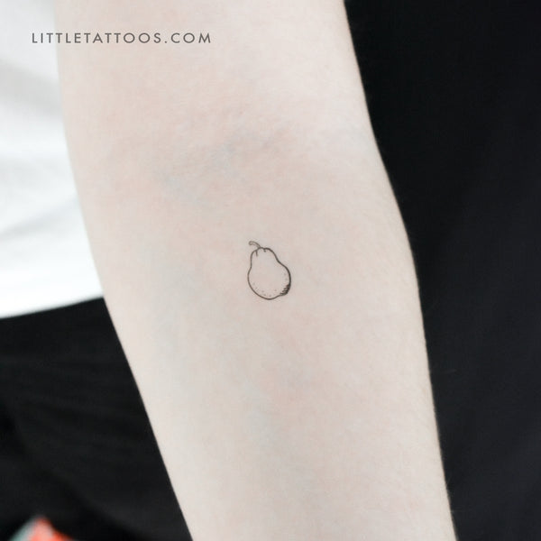 Little Pear Temporary Tattoo - Set of 3