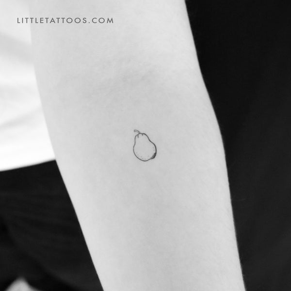 Little Pear Temporary Tattoo - Set of 3