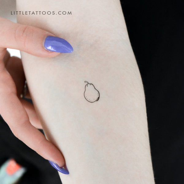 Little Pear Temporary Tattoo - Set of 3
