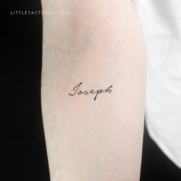 Joseph Temporary Tattoo - Set of 3