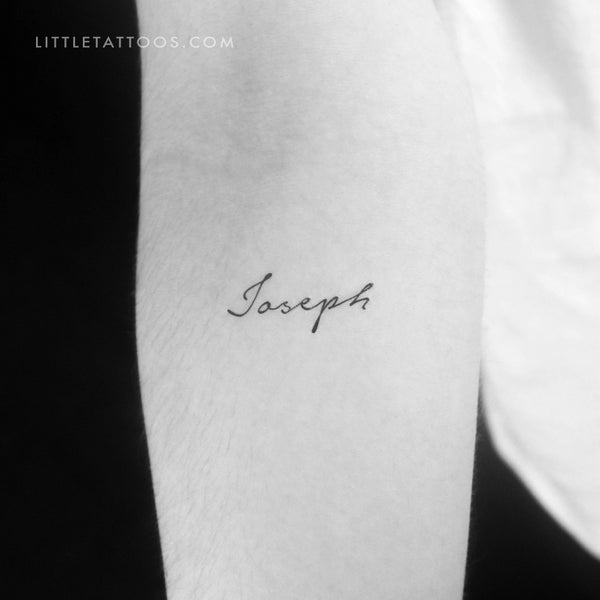 Joseph Temporary Tattoo - Set of 3