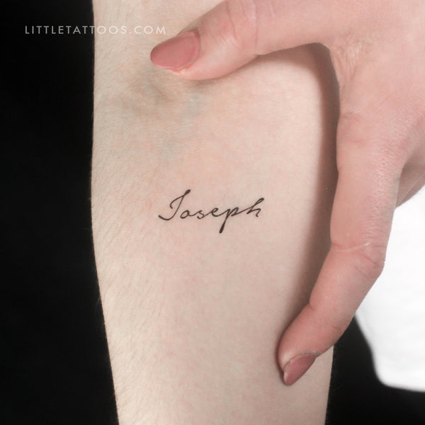 Joseph Temporary Tattoo - Set of 3