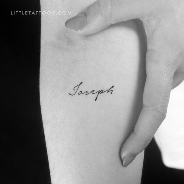 Joseph Temporary Tattoo - Set of 3