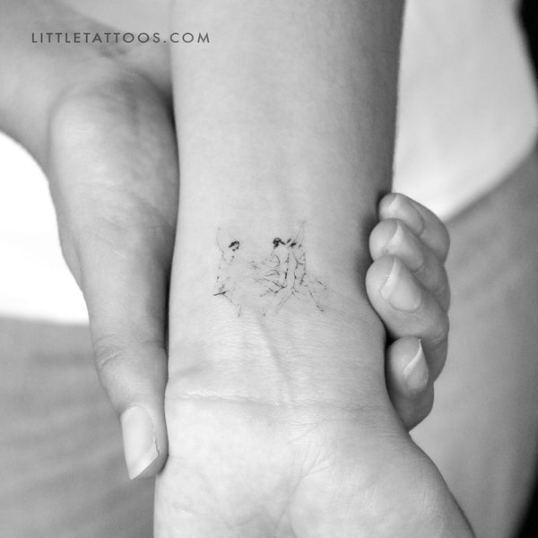 Andante Temporary Tattoo - Set of 3