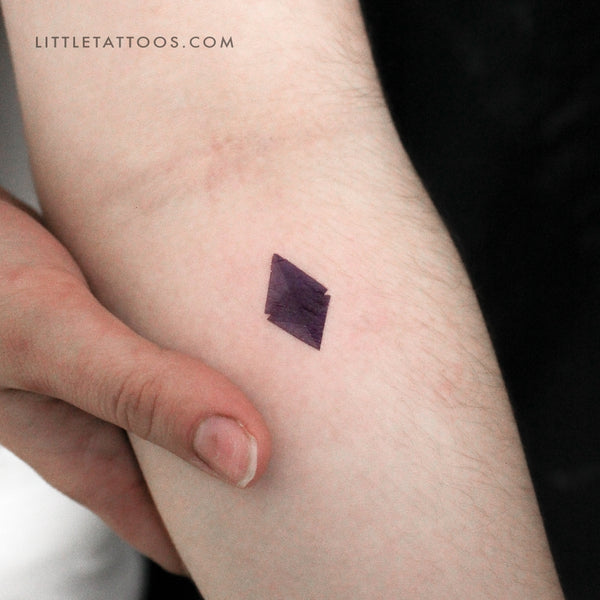 Translucent Ethereum Logo Temporary Tattoo - Set of 3