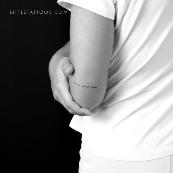 Here And Now Temporary Tattoo - Set of 3