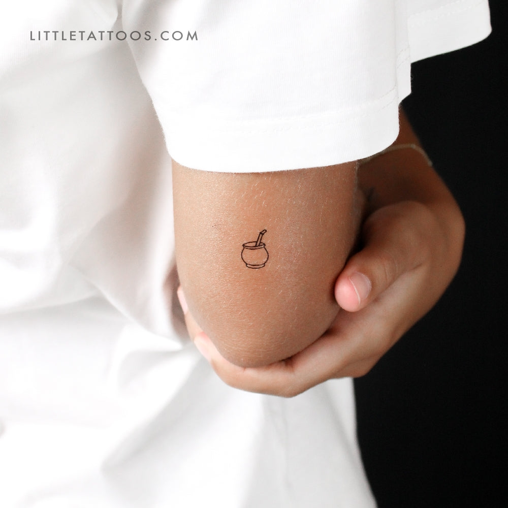 Mate Drink Temporary Tattoo - Set of 3