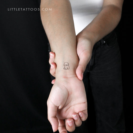 Maltipoo Temporary Tattoo - Set of 3