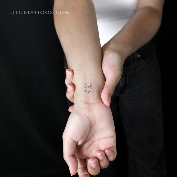 Maltipoo Temporary Tattoo - Set of 3