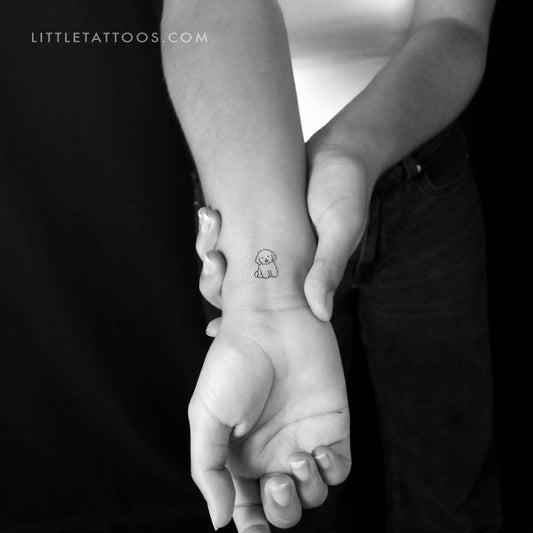 Maltipoo Temporary Tattoo - Set of 3