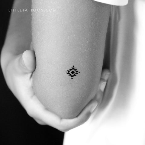 Navajo Charm Temporary Tattoo - Set of 3