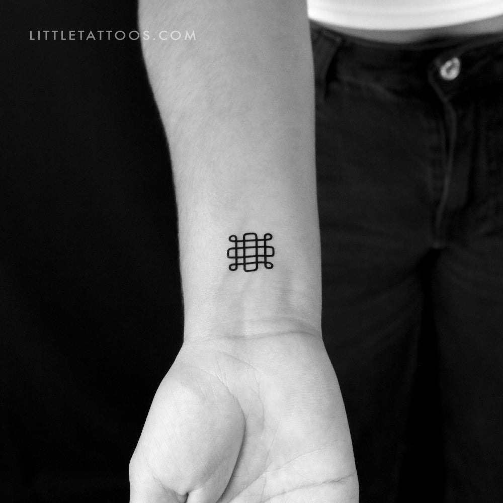Tatuaje temporal del símbolo de Samhain (juego de 3)