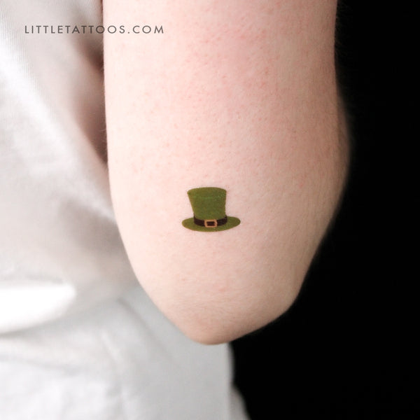 St. Patrick's Day Hat Temporary Tattoo - Set of 3