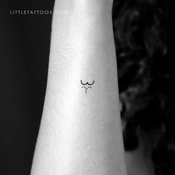 Japanese Toilet Rear Spray Symbol Temporary Tattoo - Set of 3