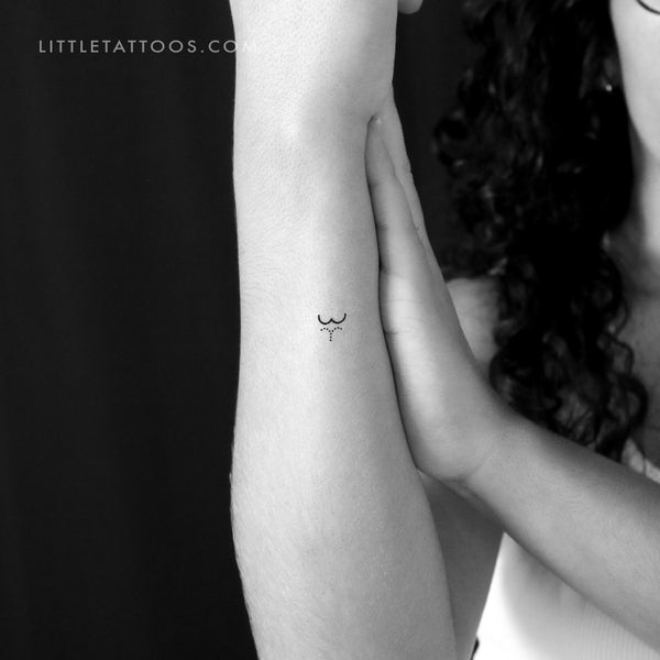 Japanese Toilet Rear Spray Symbol Temporary Tattoo - Set of 3