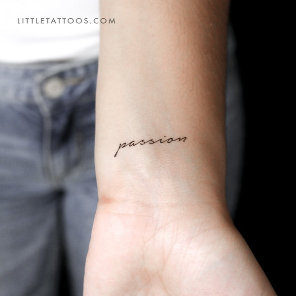 Passion Temporary Tattoo - Set of 3