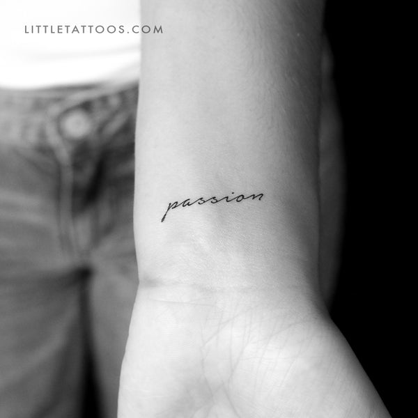 Passion Temporary Tattoo - Set of 3