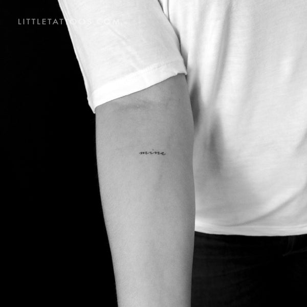 Mine Temporary Tattoo - Set of 3