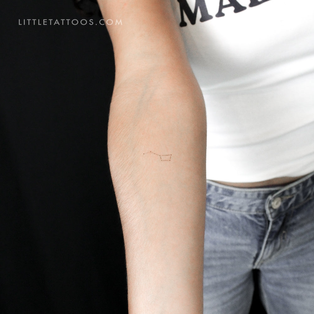 Tatuaje temporal pequeño de la Osa Mayor - Juego de 3