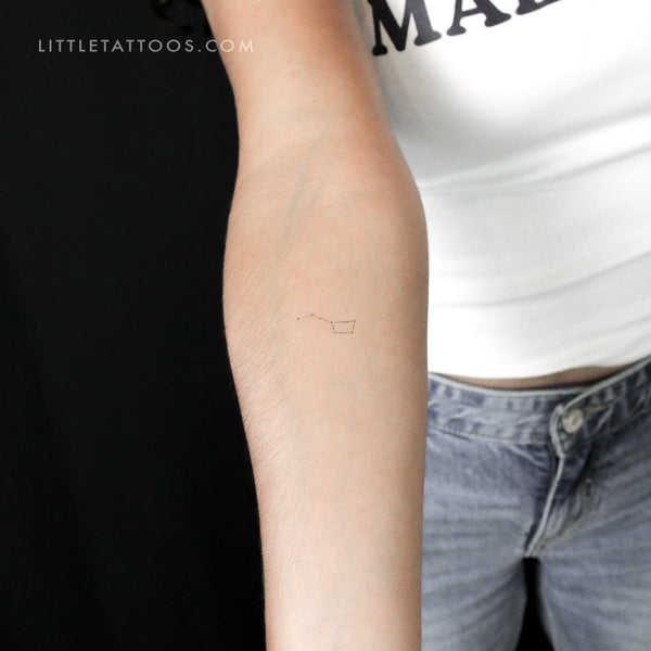 Small Big Dipper Temporary Tattoo - Set of 3