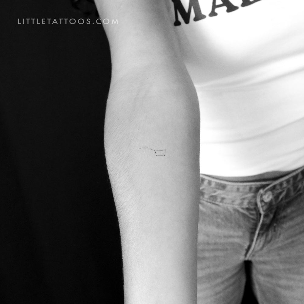 Tatuaje temporal pequeño de la Osa Mayor - Juego de 3