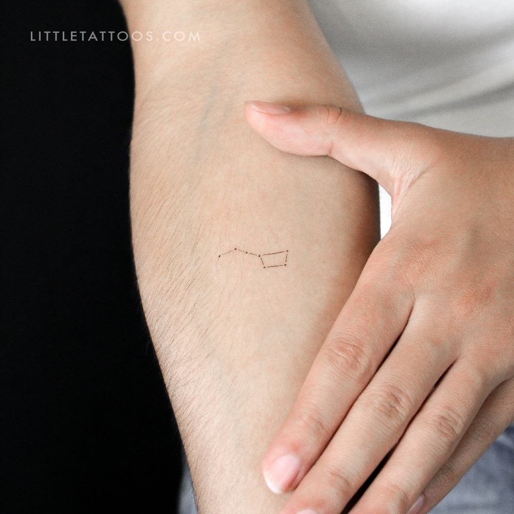 Tatuaje temporal pequeño de la Osa Mayor - Juego de 3