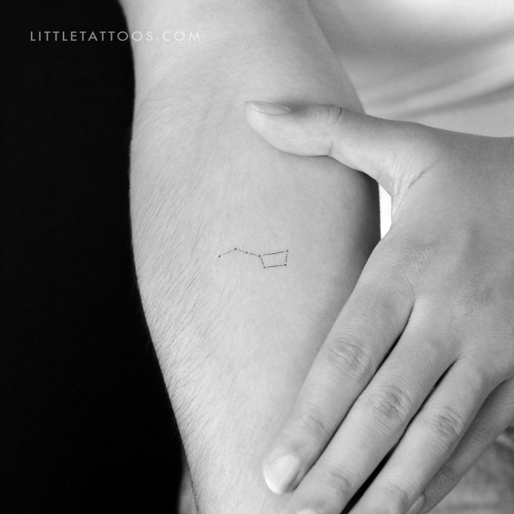 Tatuaje temporal pequeño de la Osa Mayor - Juego de 3