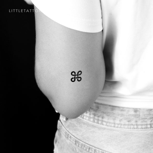 Little Bowen Knot Temporary Tattoo - Set of 3