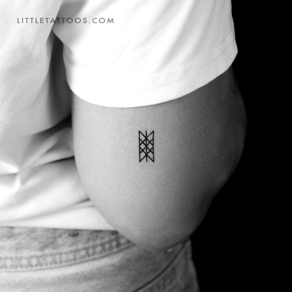 Web Of Wyrd Temporary Tattoo - Set of 3