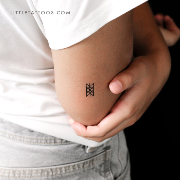 Web Of Wyrd Temporary Tattoo - Set of 3