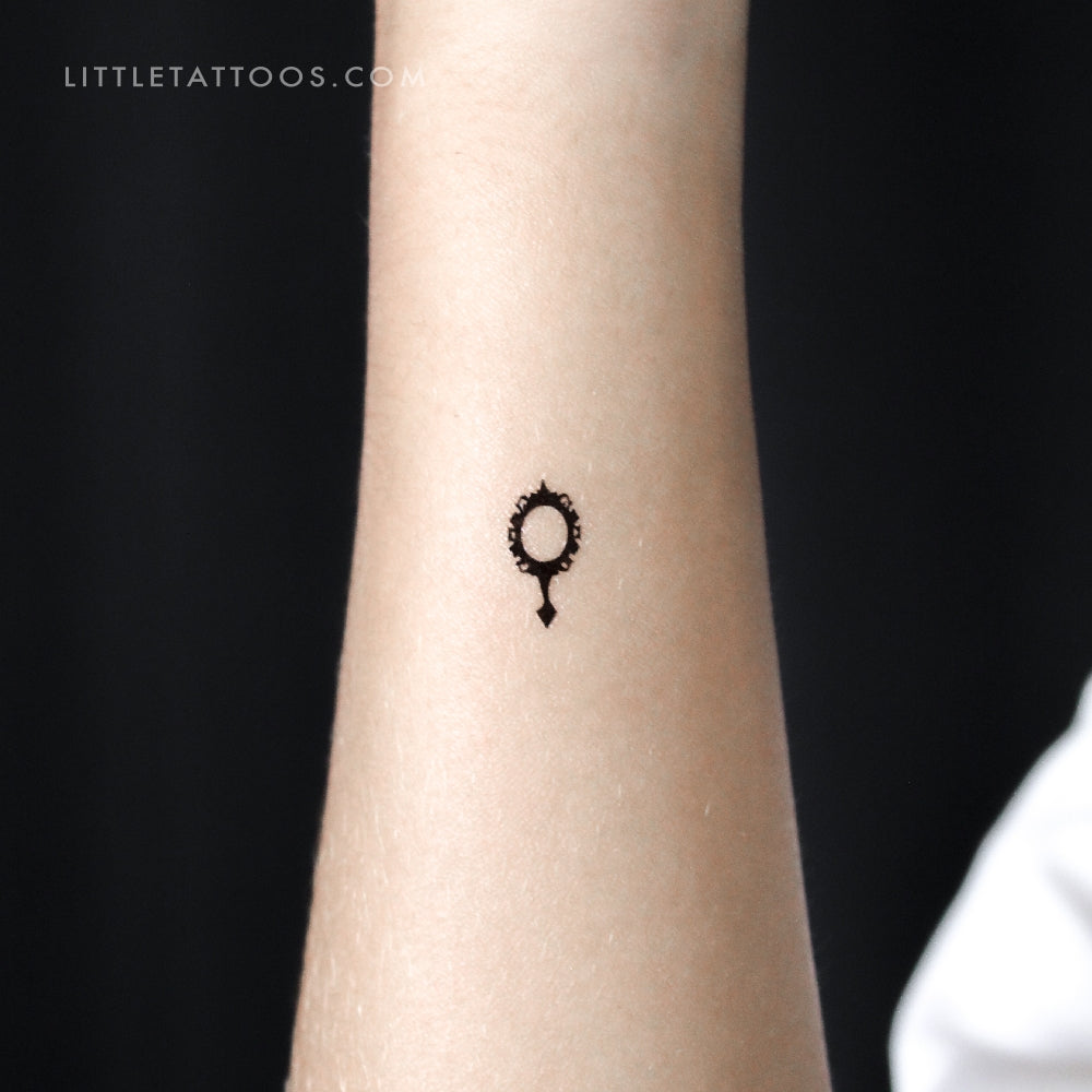 Tatuaje temporal de espejo - Juego de 3