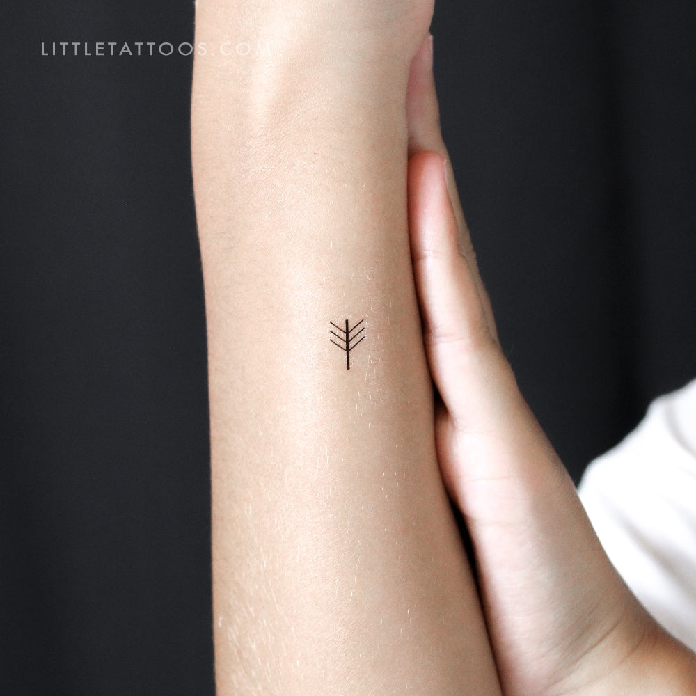 Little Beltane Symbol Temporary Tattoo - Set of 3