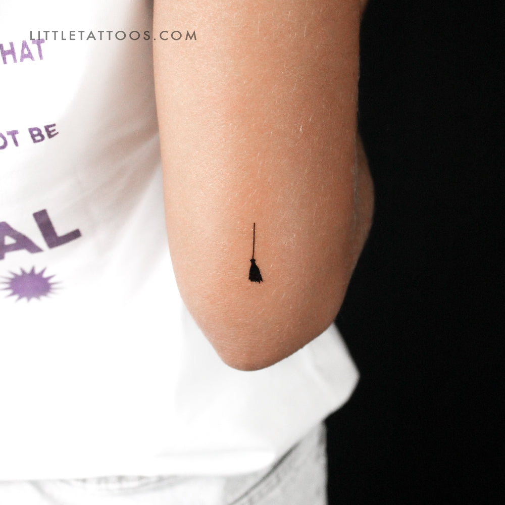 Broomstick Temporary Tattoo - Set of 3