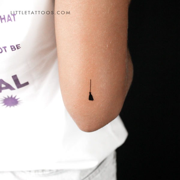 Broomstick Temporary Tattoo - Set of 3